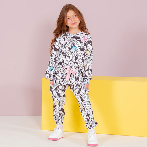 Jogger cargo niña Minnie